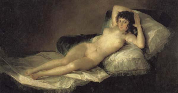 Francisco de goya y Lucientes The Maja Nude oil painting picture
